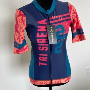 Tri Sirena team 2022 tri top size medium NWT